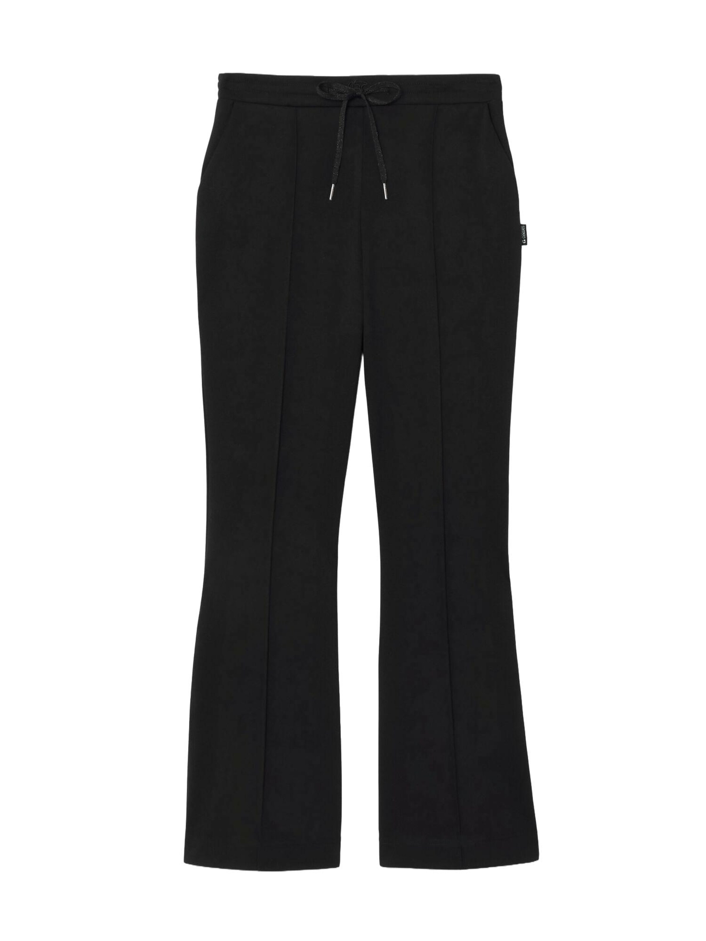 évasé Pantalon à plis 'NATASH' Le Temps Des Cerises en noir : devant