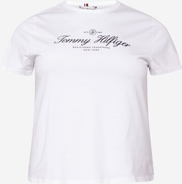 Tommy Hilfiger Curve T-Shirt in Weiß: predná strana