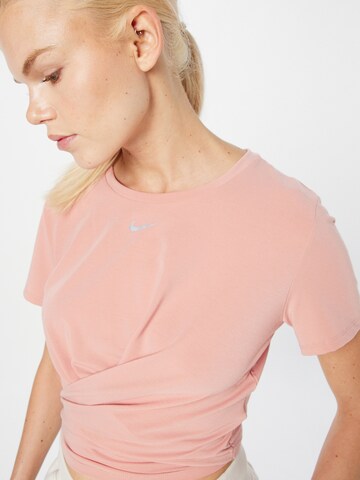 NIKE Funktionsbluse 'One Luxe' i rød