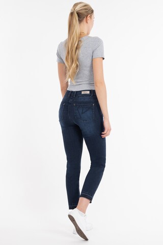 Coupe slim Jean 'ALBA' Recover Pants en bleu