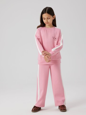 NAME IT Wide Leg Bukser 'NKFNEHA' i pink