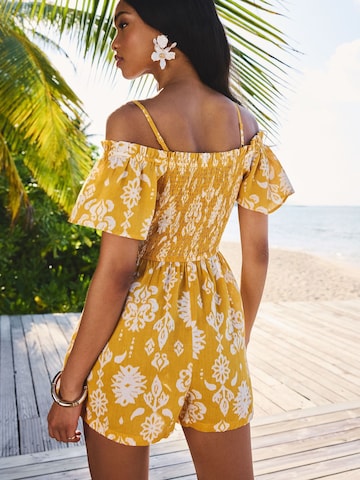 Tuta jumpsuit di Lipsy in giallo