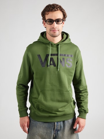 Sweat-shirt 'Classic' VANS en vert : devant