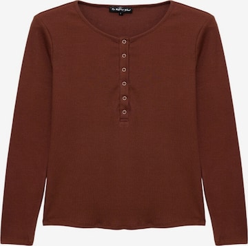 T-shirt No Matter What en marron : devant