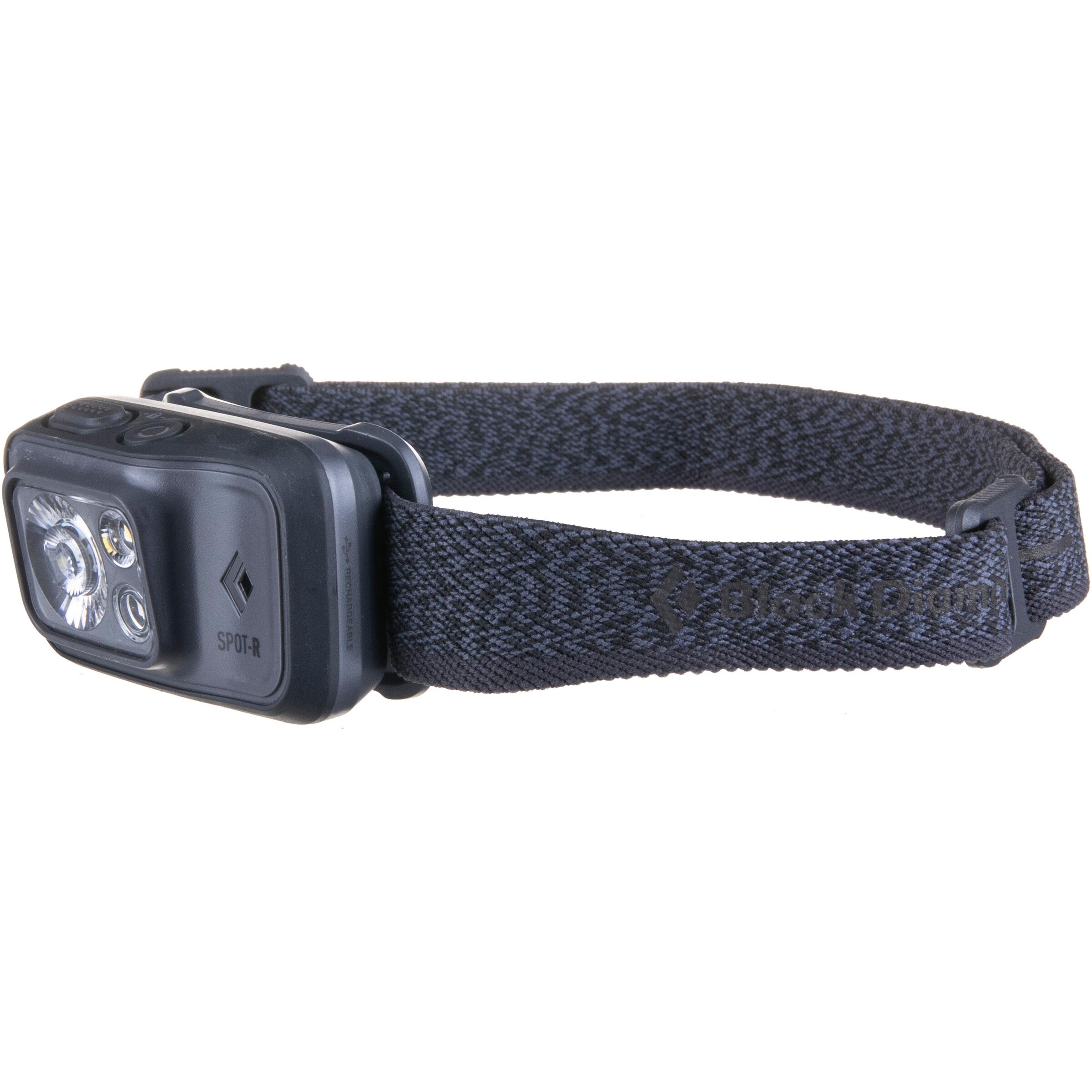 BLACK DIAMOND Stirnlampe in Grau: Vorderseite