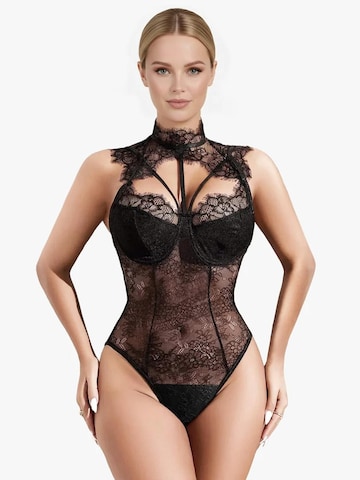Shapetape Shaping bodysuit in Black: front