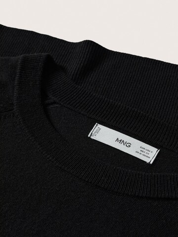 MANGO Sweter 'LUCCA3' w kolorze czarny