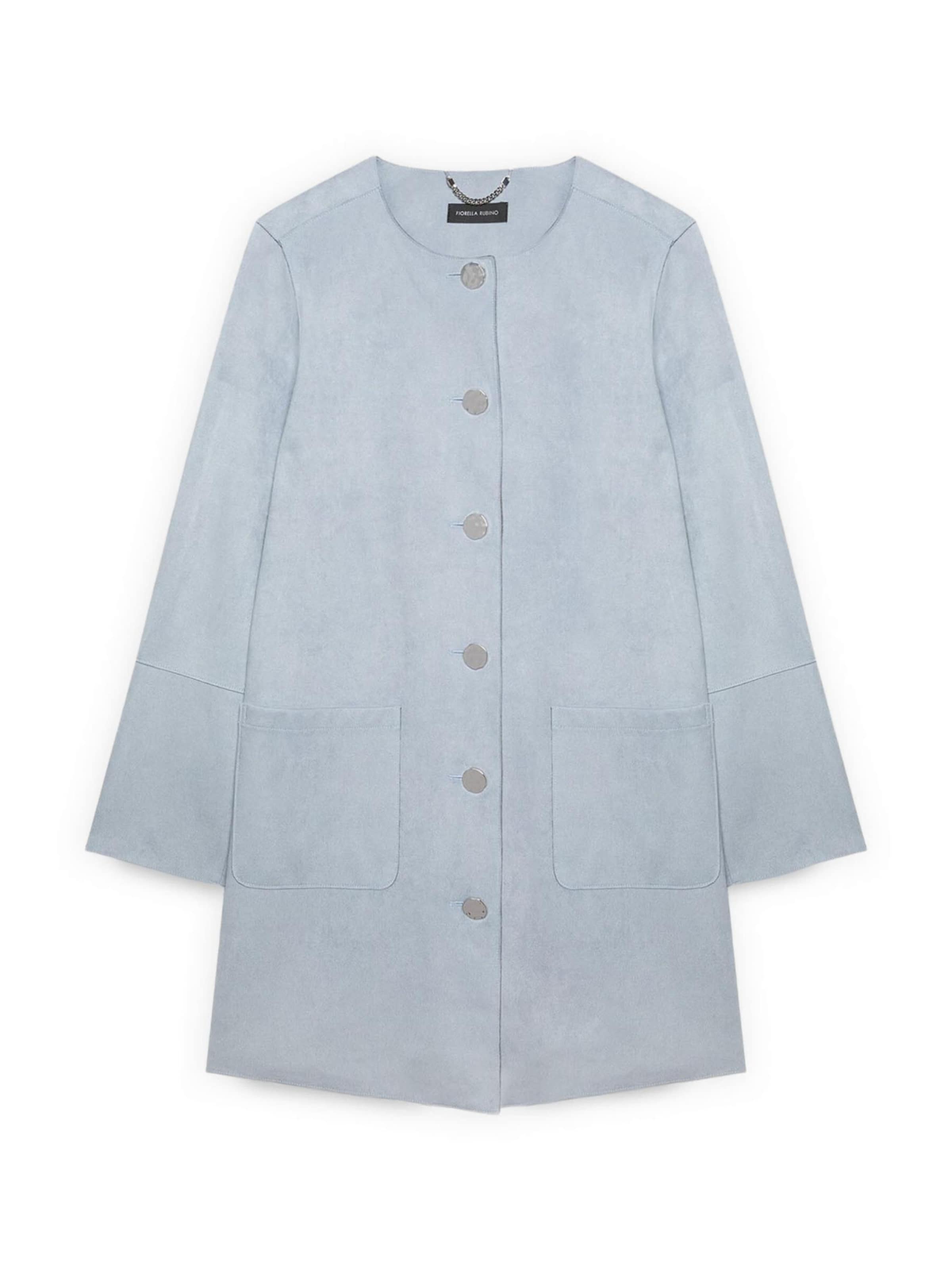 Manteau d’hiver Fiorella Rubino en bleu : devant