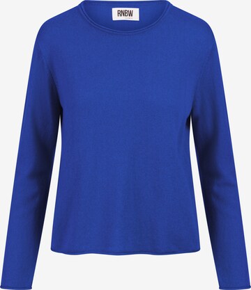Rainbow Cashmere Sweater in Blue: front