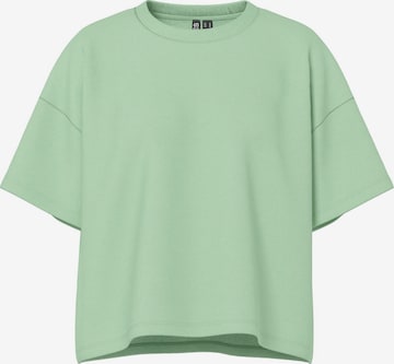 PIECES Sweatshirt 'PCChilli' in Groen: voorkant