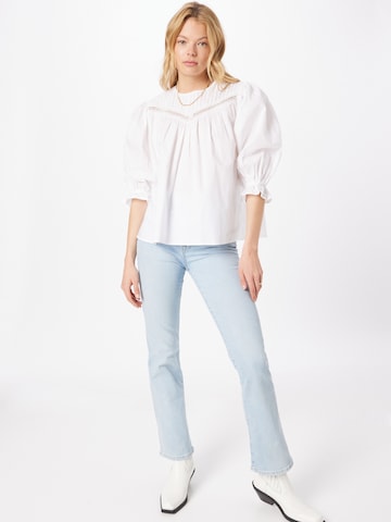 Warehouse Blouse in White