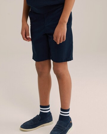 Slimfit Pantaloni di WE Fashion in blu: frontale
