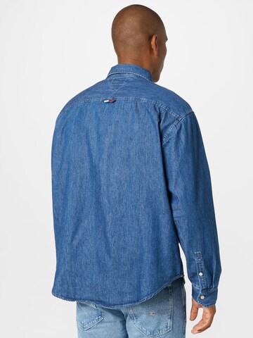 Tommy Jeans Comfort Fit Hemd in Blau