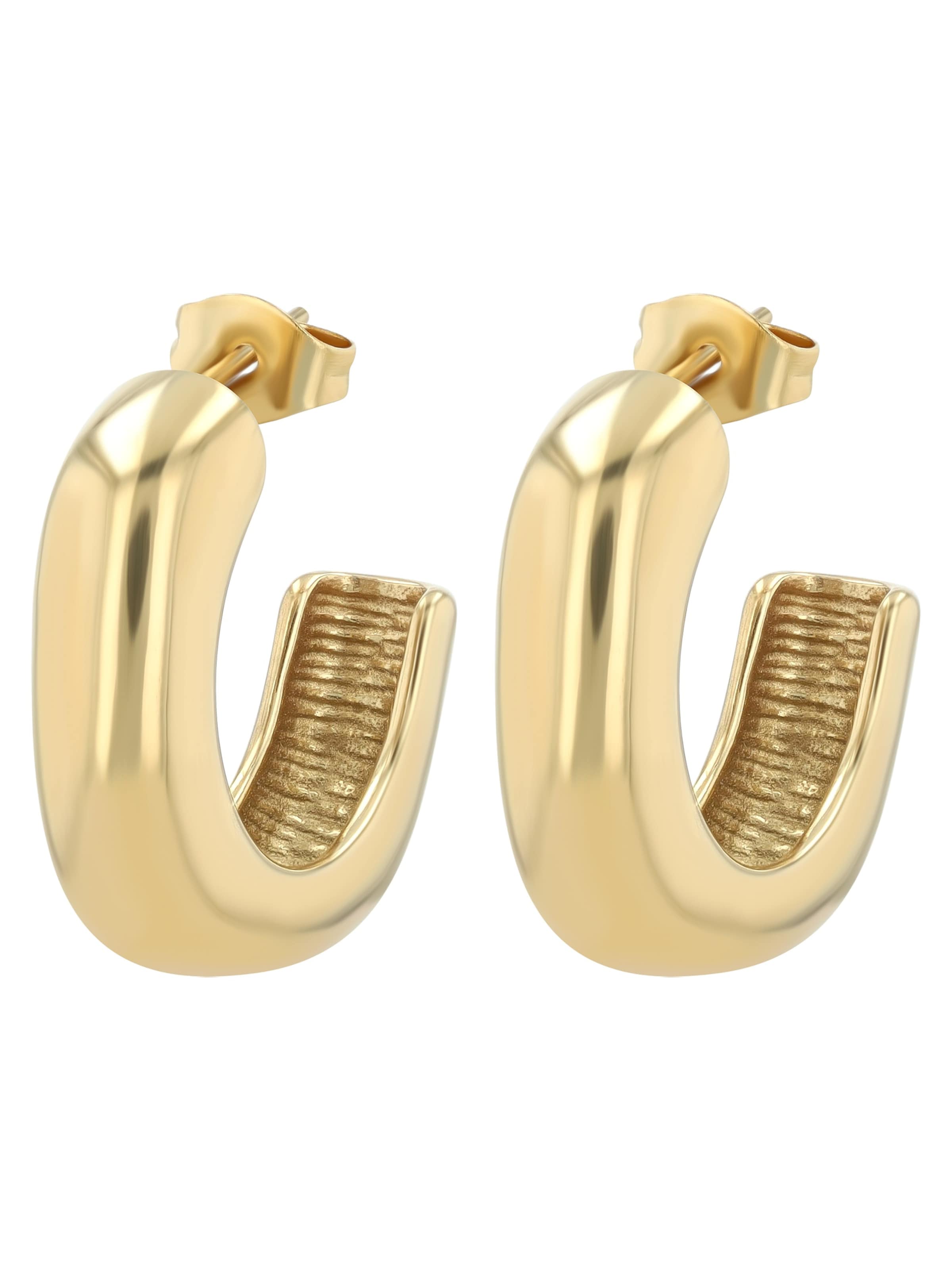 Akzent Earrings 'Vilma, langlebig' in Gold: front