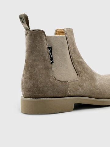 Dutch'D - Botas Chelsea en beige