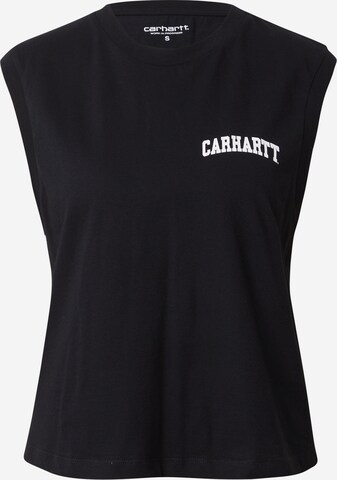 Carhartt WIPTop 'University' - crna boja: prednji dio