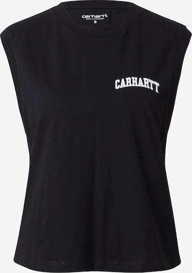 Carhartt WIP Top 'University' u crna / bijela, Pregled proizvoda