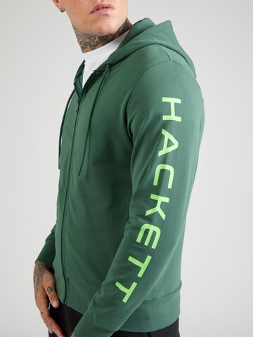 Hackett London Sweatjacke 'ESSENTIAL' in Grün