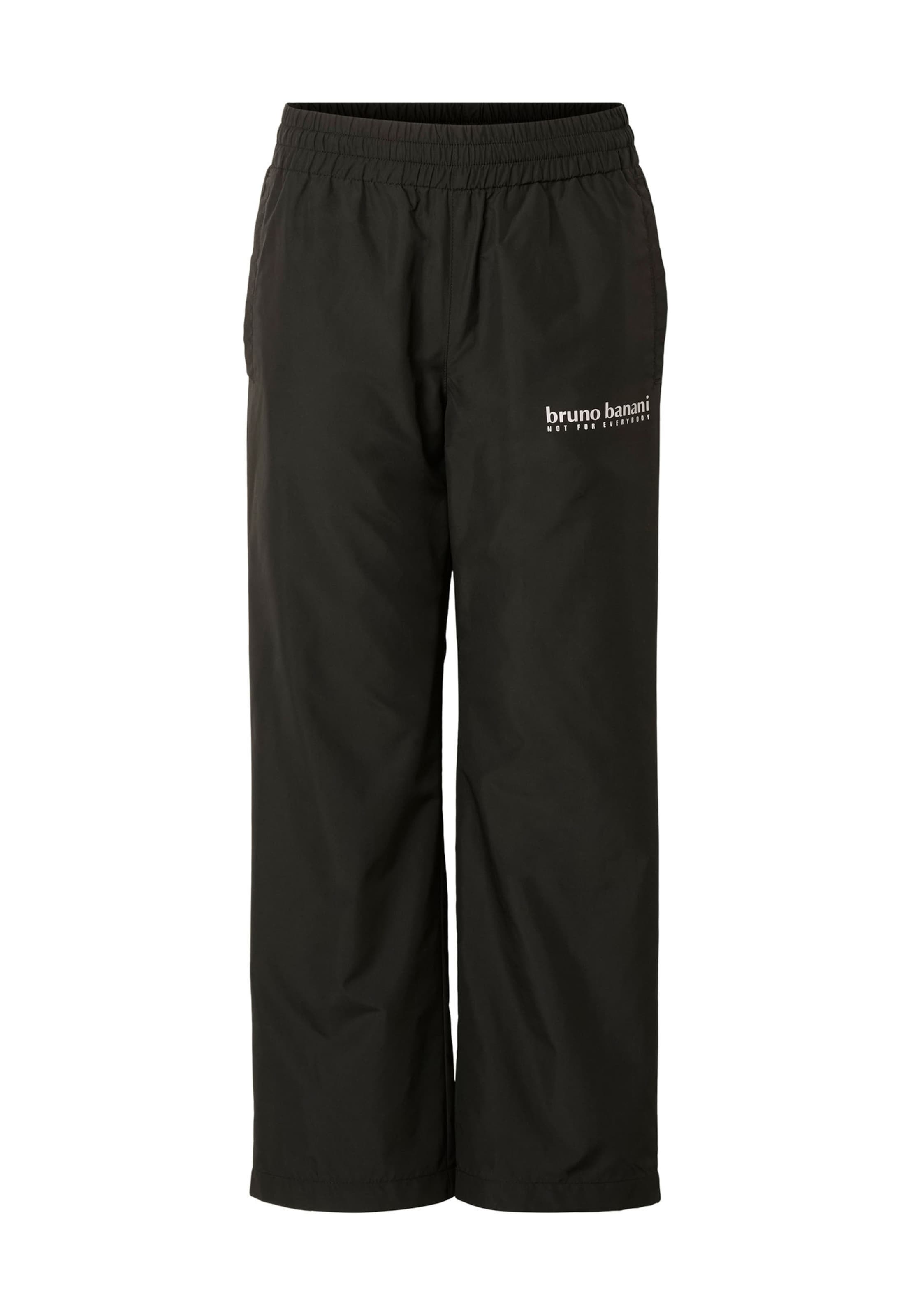 Bruno Banani Regular Sporthose in Schwarz: Vorderseite