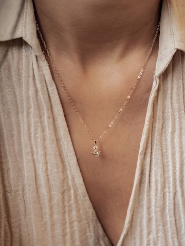 Hey Happiness - Cadena 'Anchor Sparkle' en oro