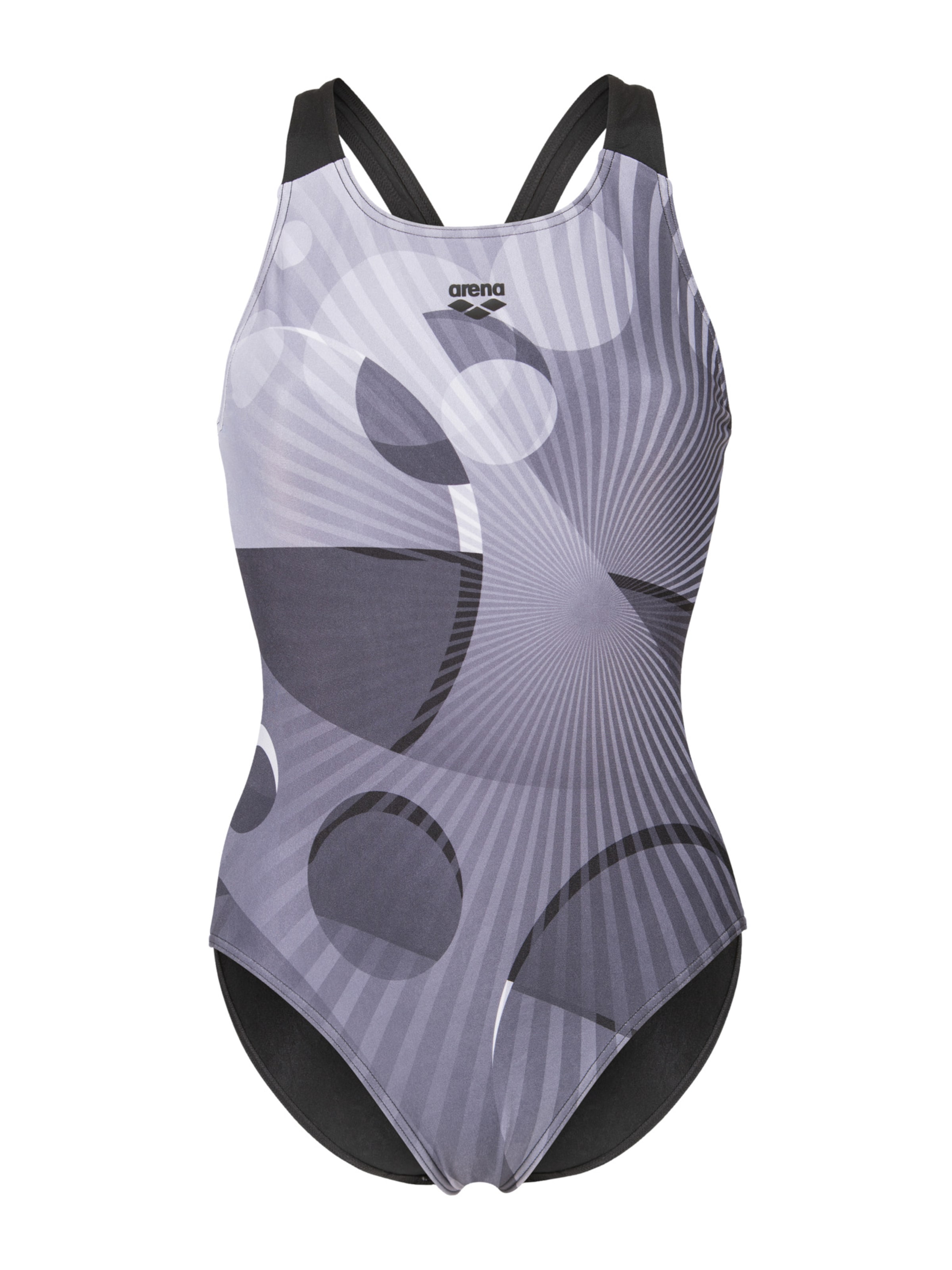 ARENA Μπουστάκι Ολόσωμο μαγιό 'Depth V Back' σε μαύρο: μπροστά