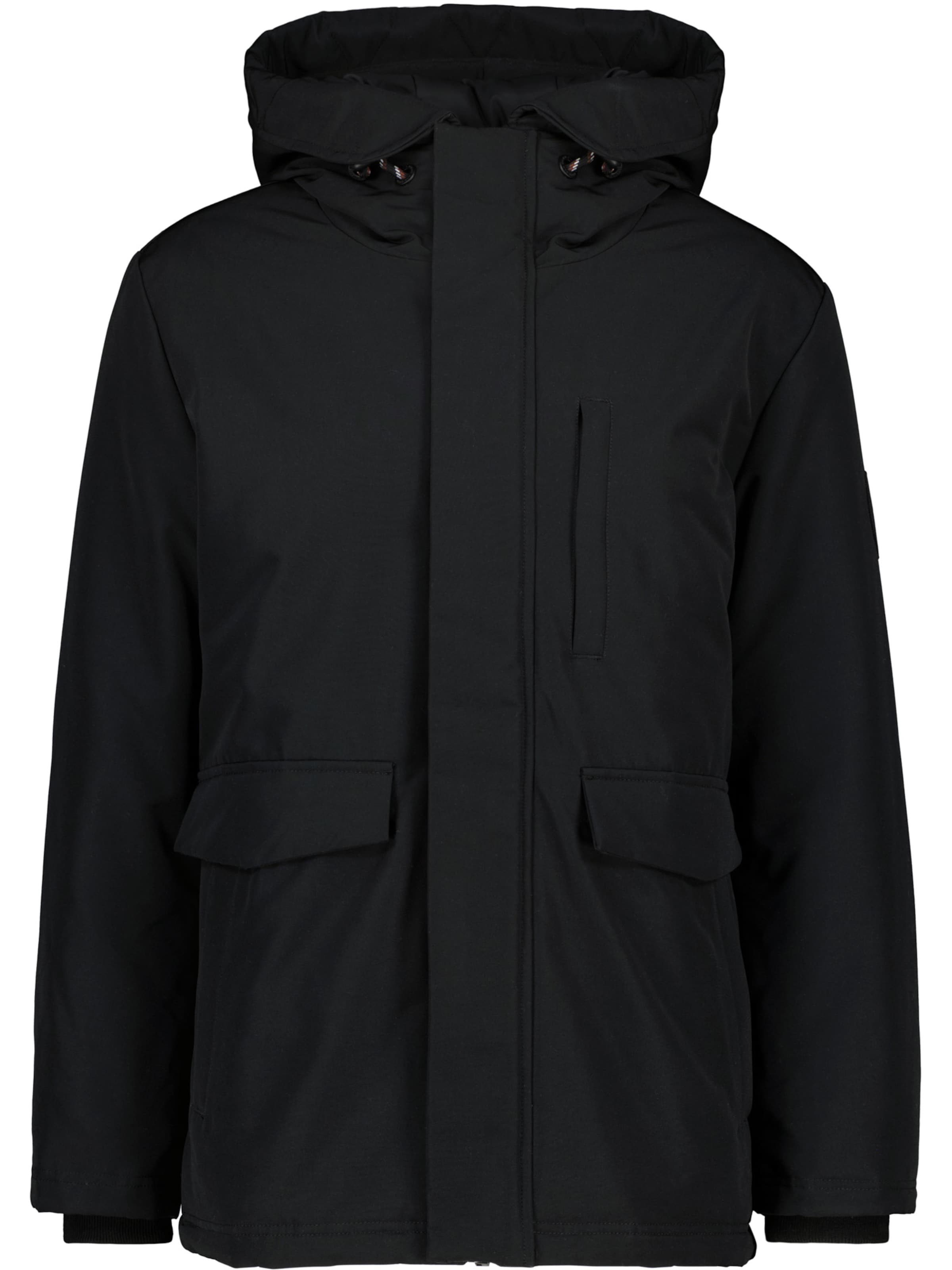alife & kickin Winter Jacket 'NilasAK' in Black: front