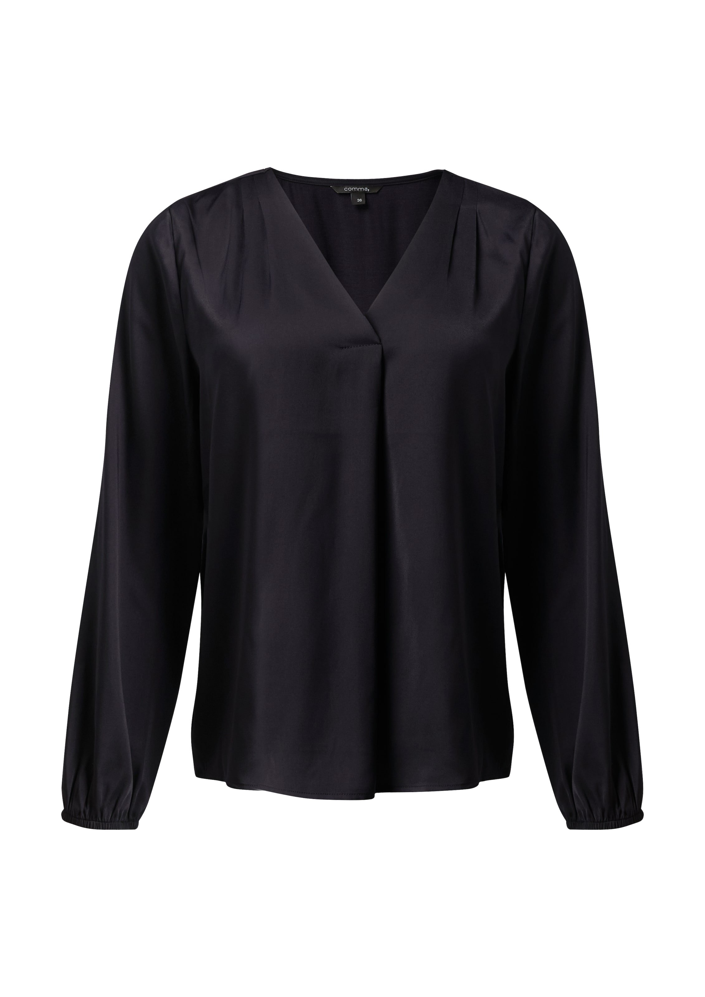 COMMA Bluse in Schwarz: Vorderseite