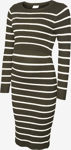 MAMALICIOUS - Vestido de malha 'MLNEW SIV JUNE' em verde: frente
