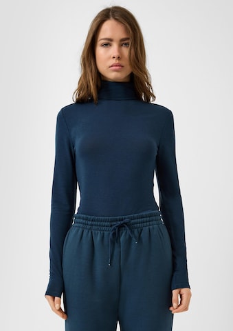 T-shirt QS en bleu : devant