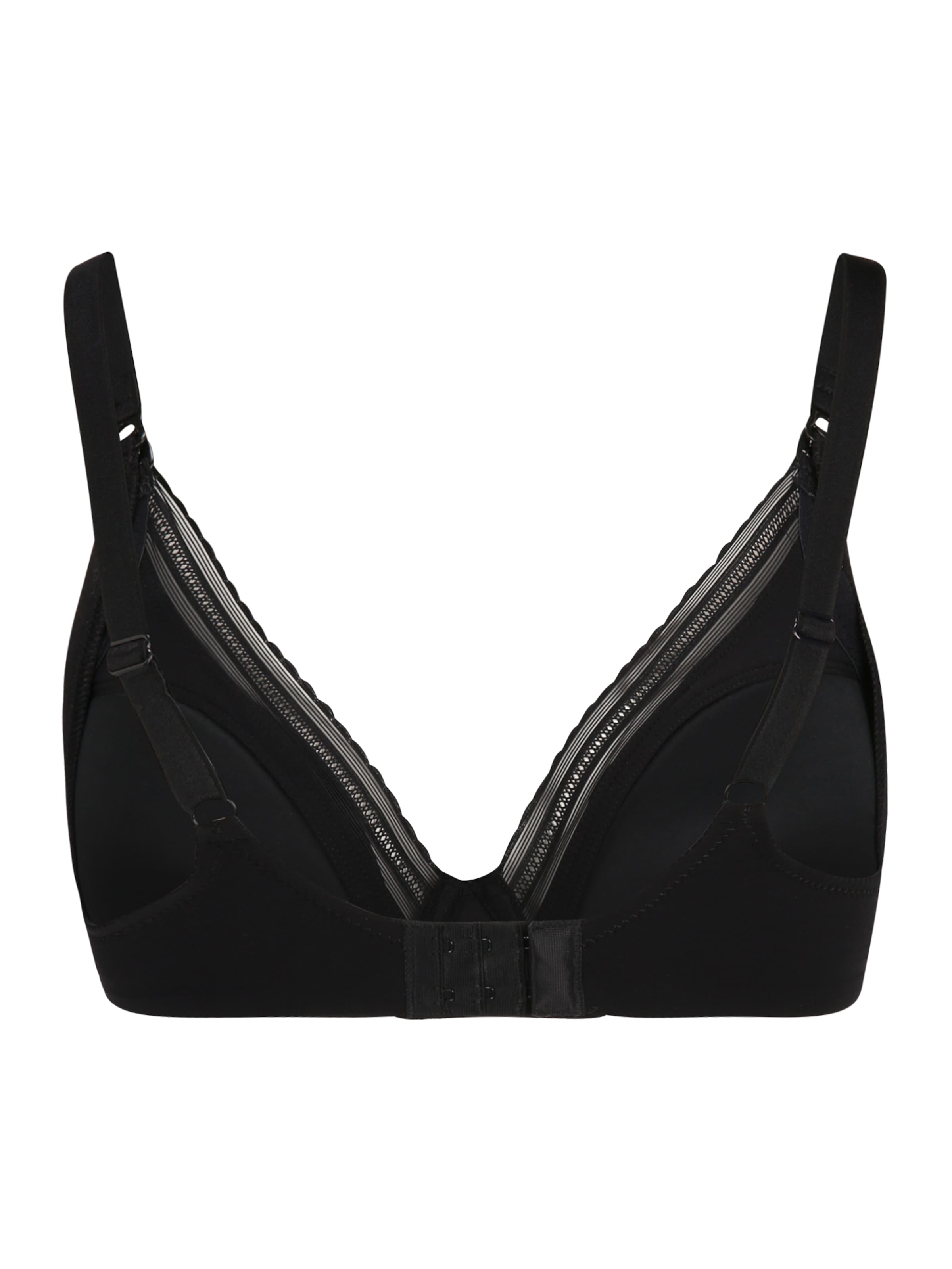 Cache Cœur Triangle Nursing bra 'MILK' in Black