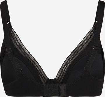 Cache Cœur Triangle Nursing Bra 'MILK' in Black