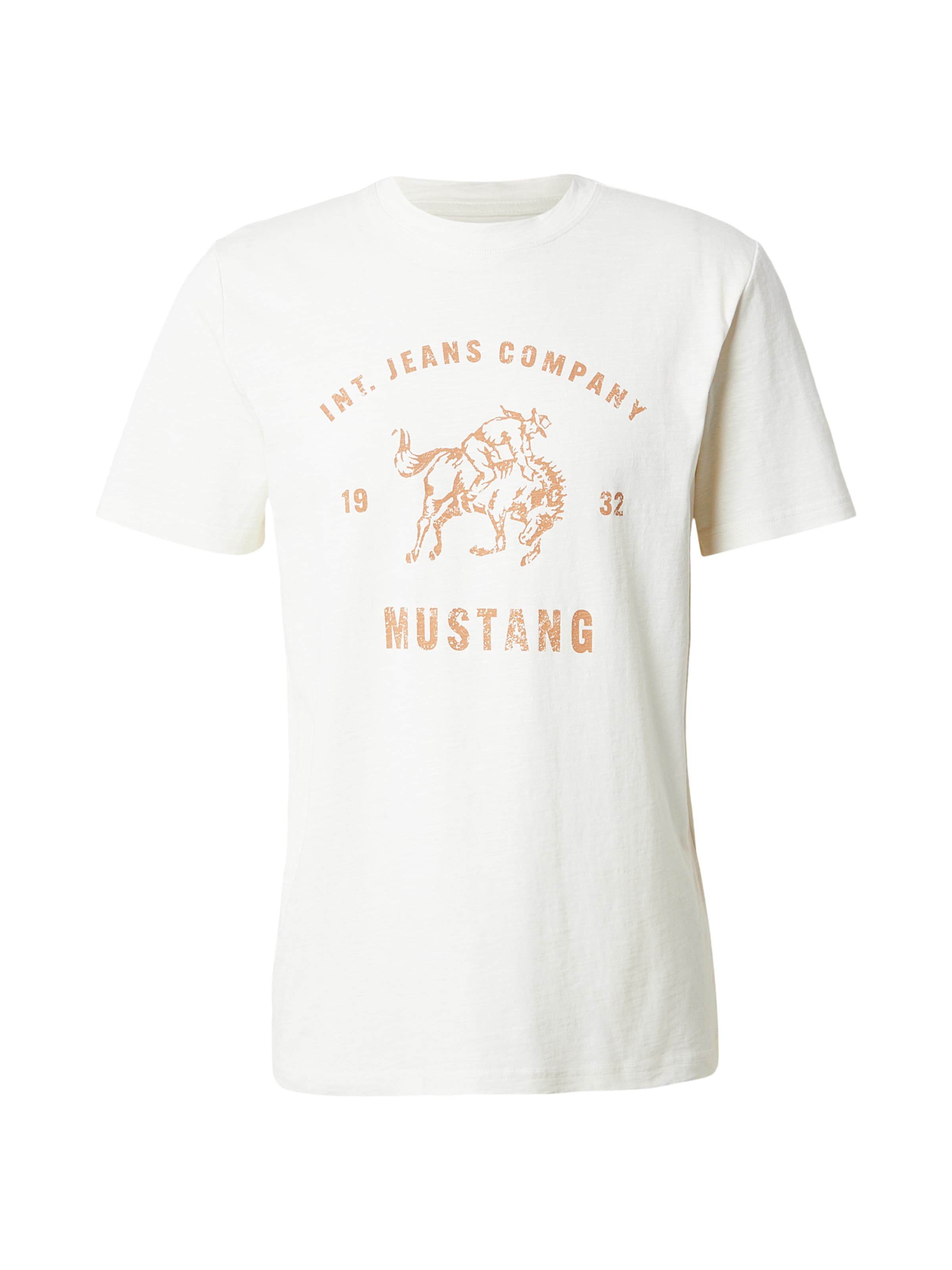 MUSTANG Koszulka 'Austin' w kolorze biały: przód