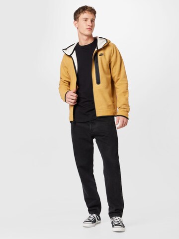 Nike Sportswear Fleece Jacket in Brown
