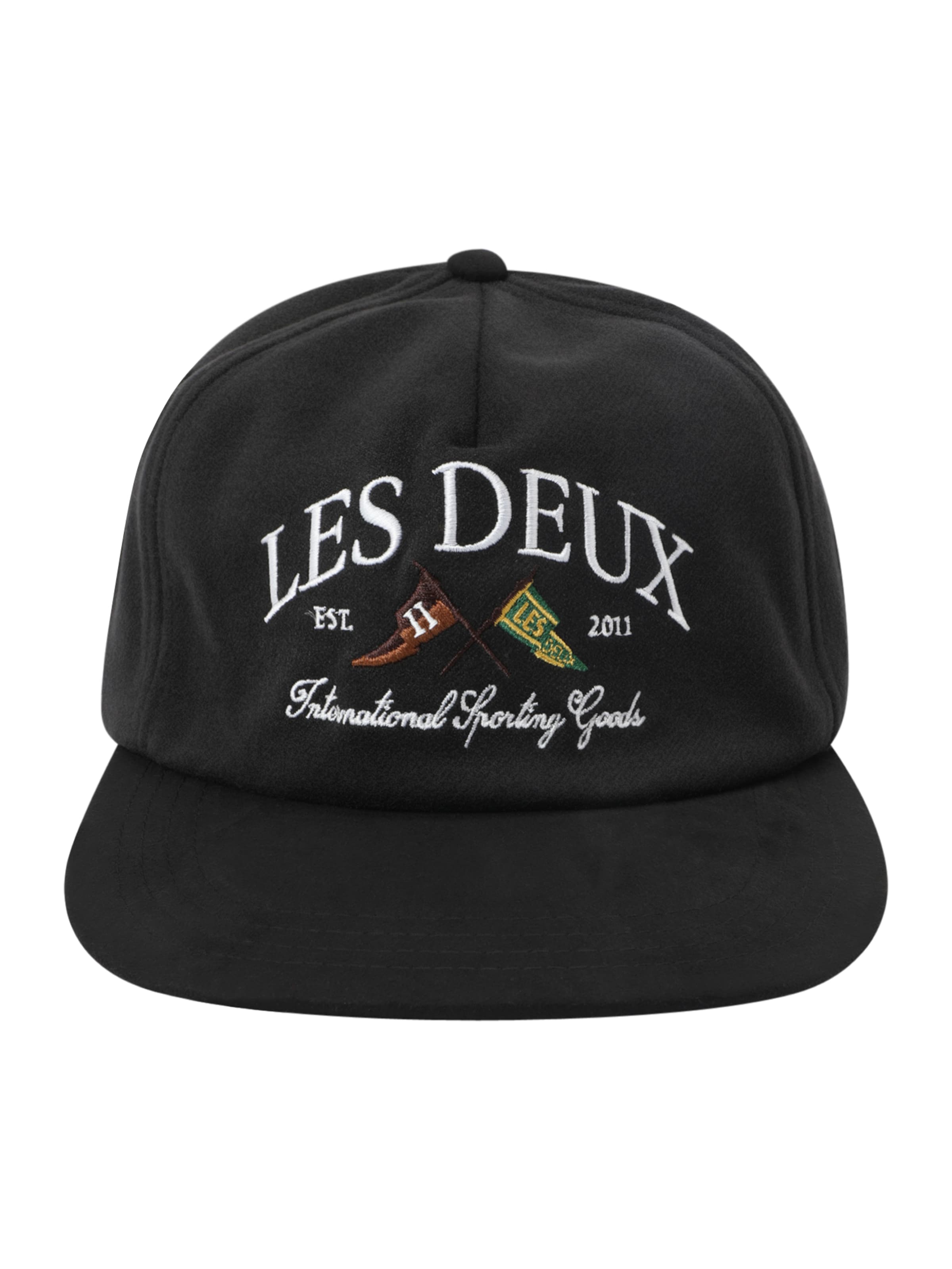 Les Deux Keps 'Ivy League' i svart