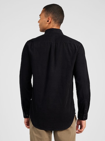 Samsøe Samsøe Regular fit Button Up Shirt 'Liam' in Black
