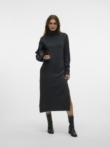 VERO MODA Knit dress 'Boom' in Grey