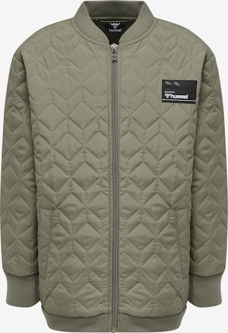 Veste mi-saison Hummel en gris : devant