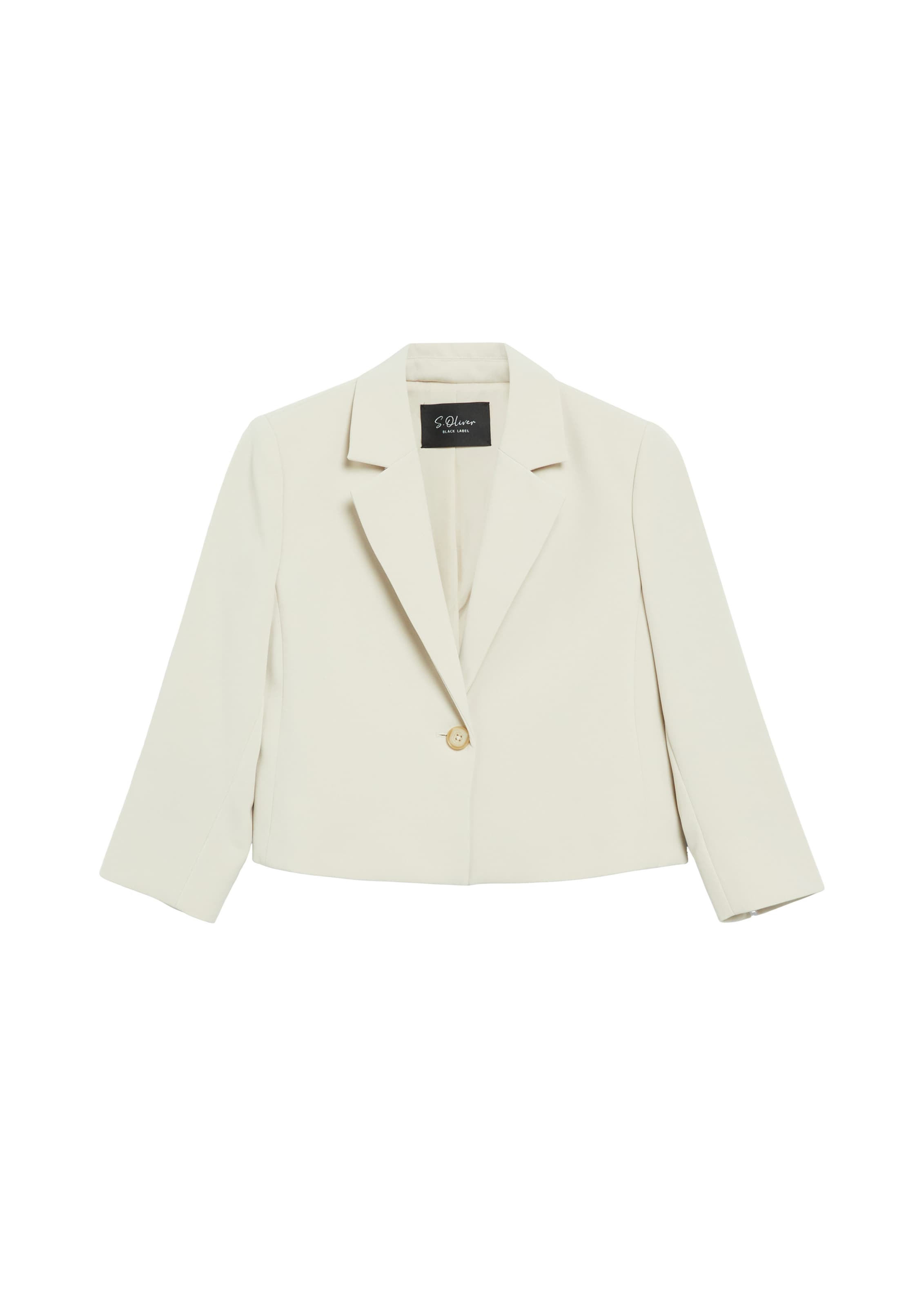 s.Oliver Blazer in Beige: front