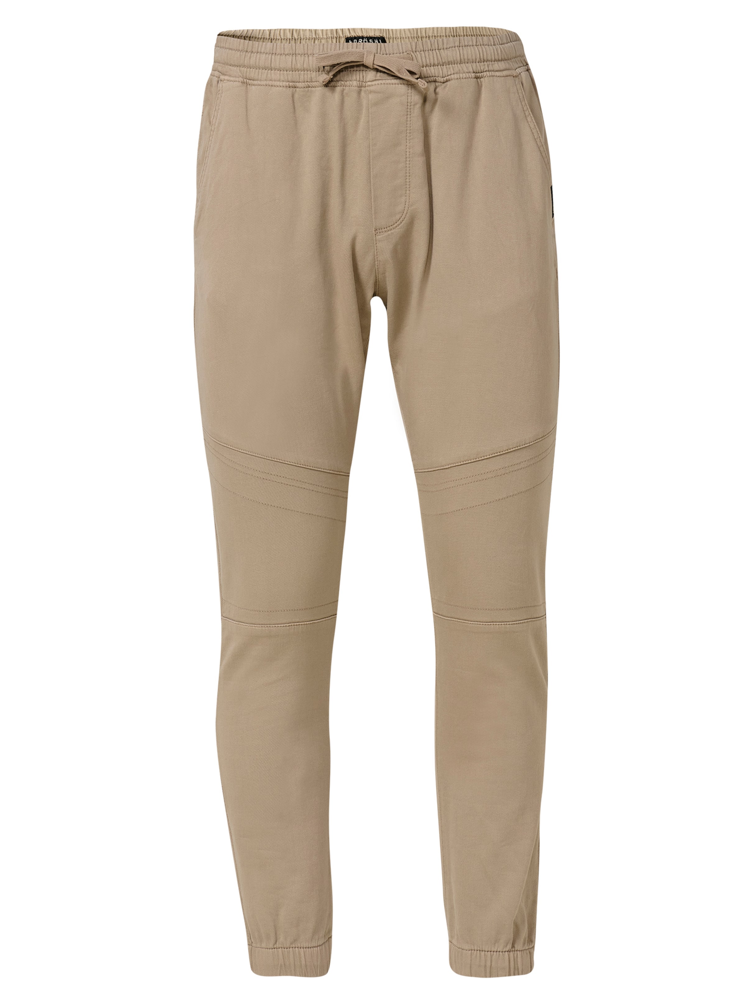 KOROSHI Tapered Παντελόνι σε μπεζ: μπροστά