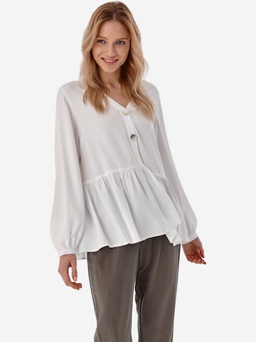 TATUUM Блуза 'INADIA' в бяло: отпред
