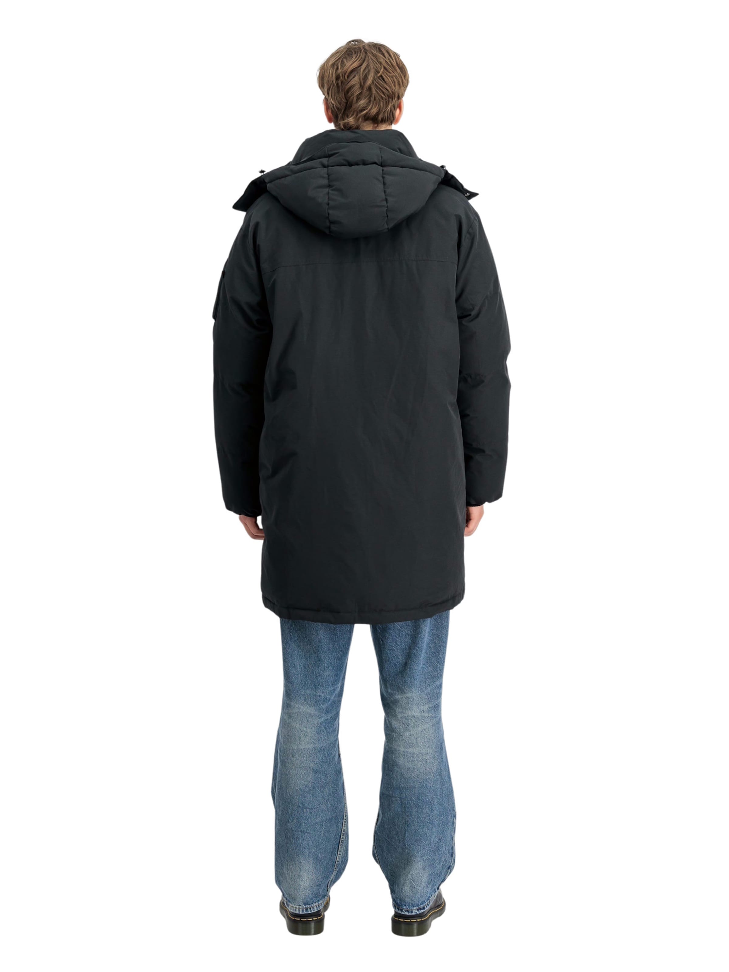 ALPHA INDUSTRIES Winter parka in Black