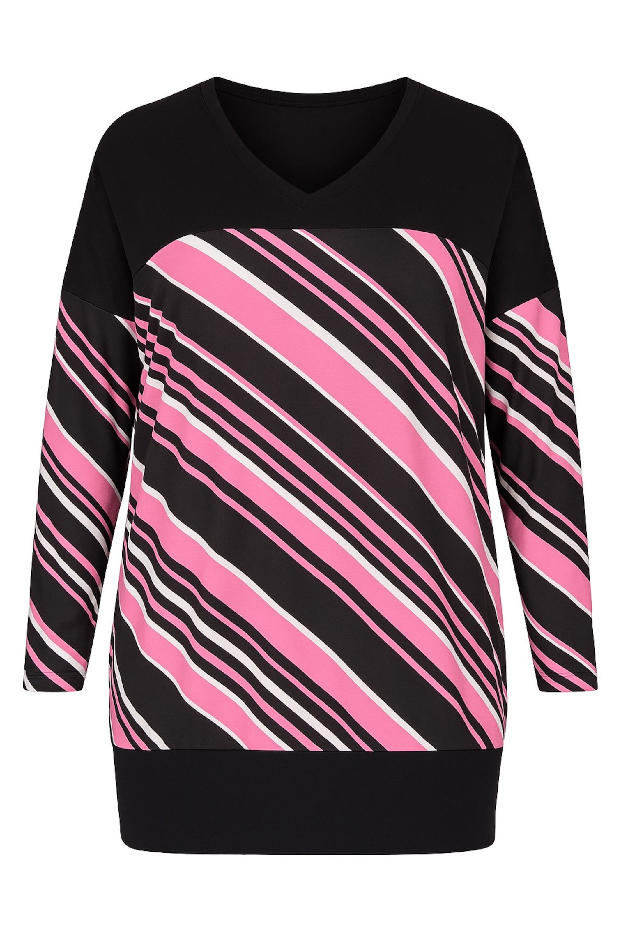 Stil Diva Shirt in Schwarz: Vorderseite