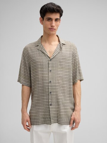 Fit confort Chemise 'Cliro' STRELLSON en vert : devant