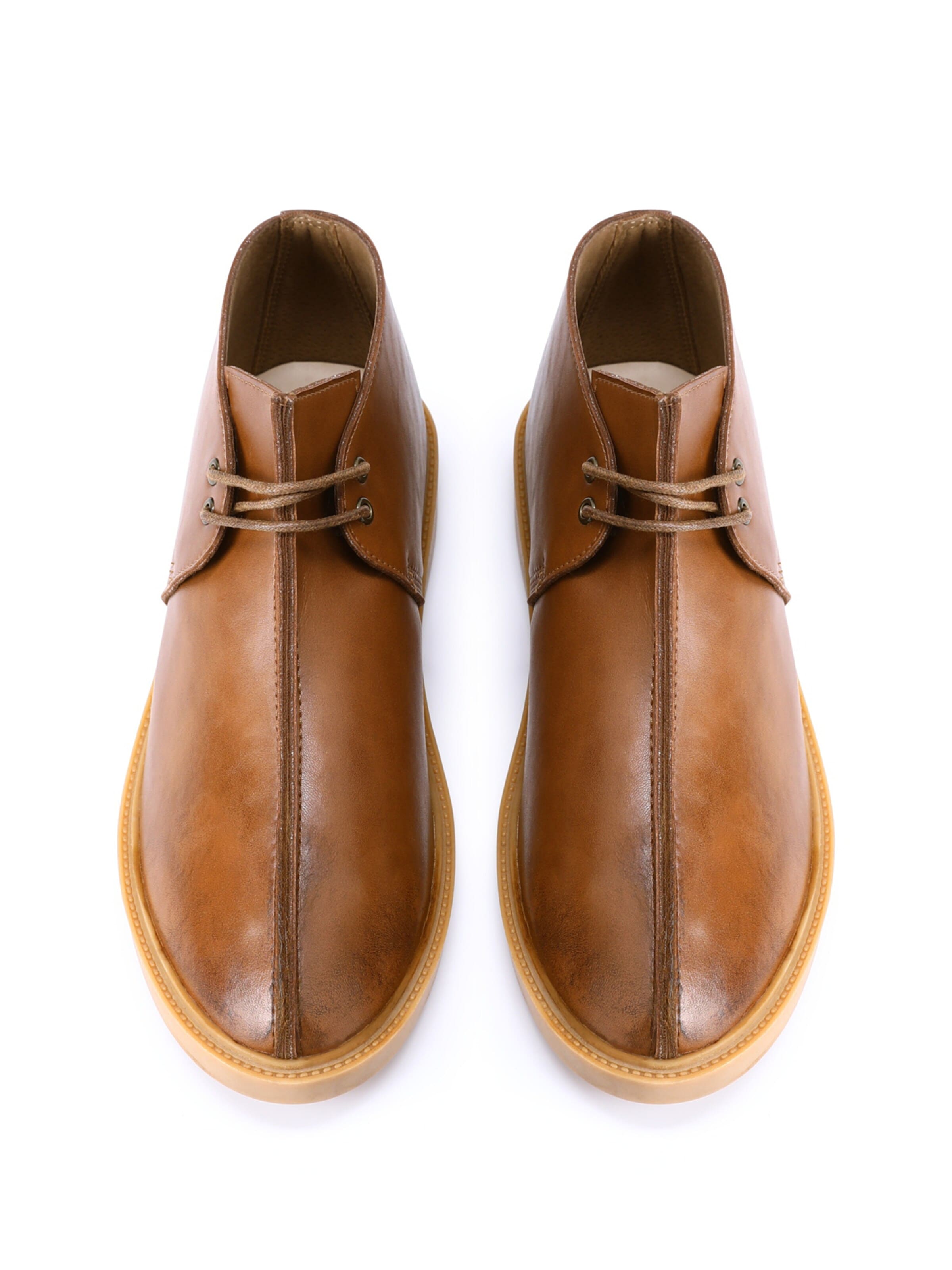 ALLTHEMEN Chukka Boots 'Schiene' in Brown