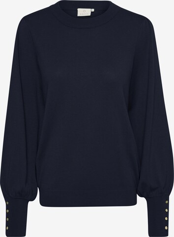 Pull-over 'Lizza' Kaffe en bleu : devant