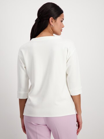 Sweat-shirt monari en blanc