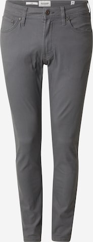 JACK & JONES Trousers 'JPSTGLENN JJORIGINAL' in Grey: front