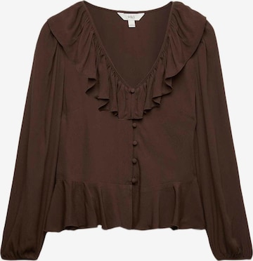 Marks & Spencer Blouse in Brown: front