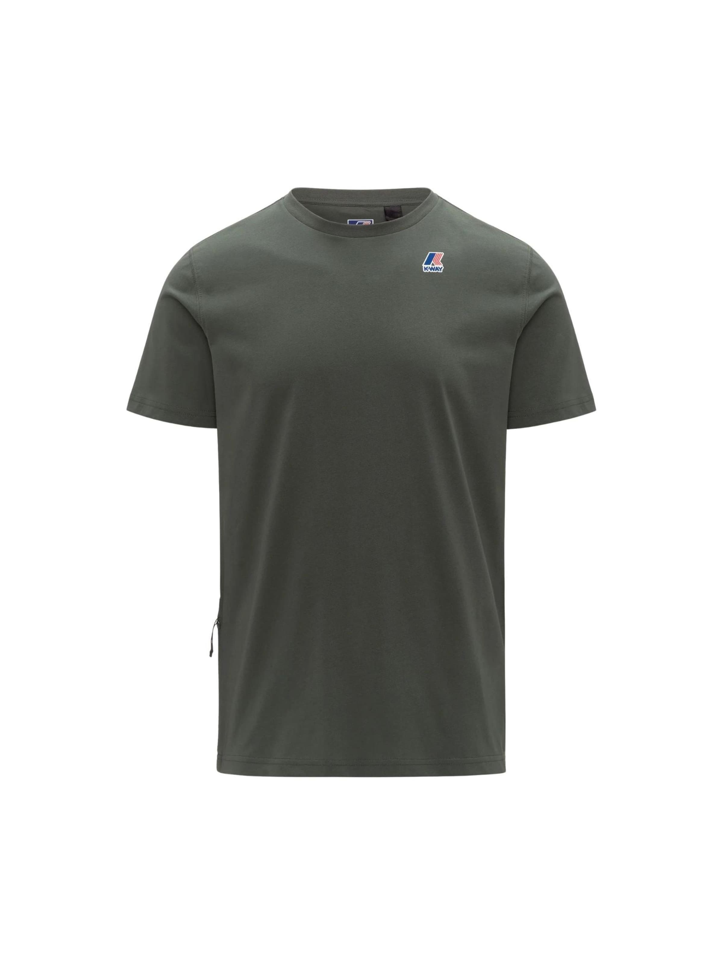 T-Shirt 'LEONIDE' K-Way en vert : devant