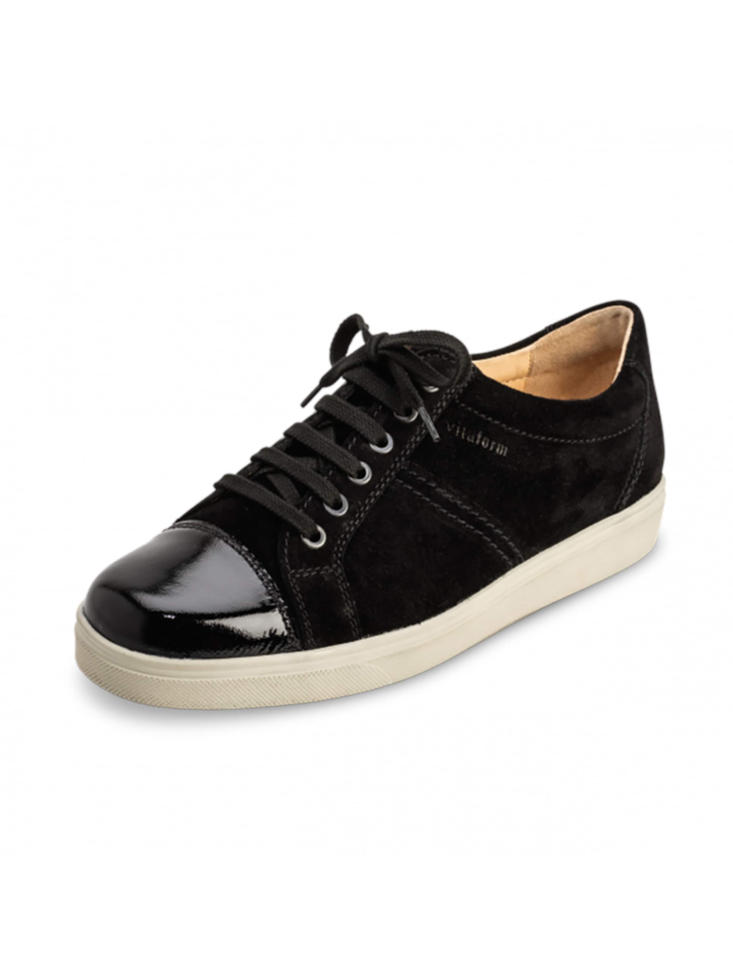 Scarpa stringata di VITAFORM in nero: frontale